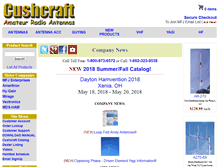 Tablet Screenshot of cushcraftamateur.com